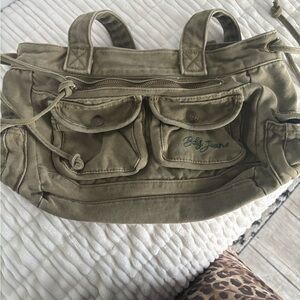BDG Jeans Olive Canvas Utility Messenger Bag urban outfitters ?